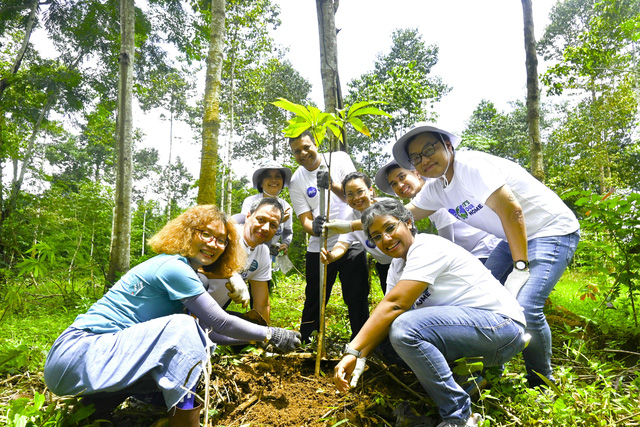 Isaac, Khả Ngân cùng 200 tình nguyện viên trồng rừng tại Đồng Nai - Ảnh 1.