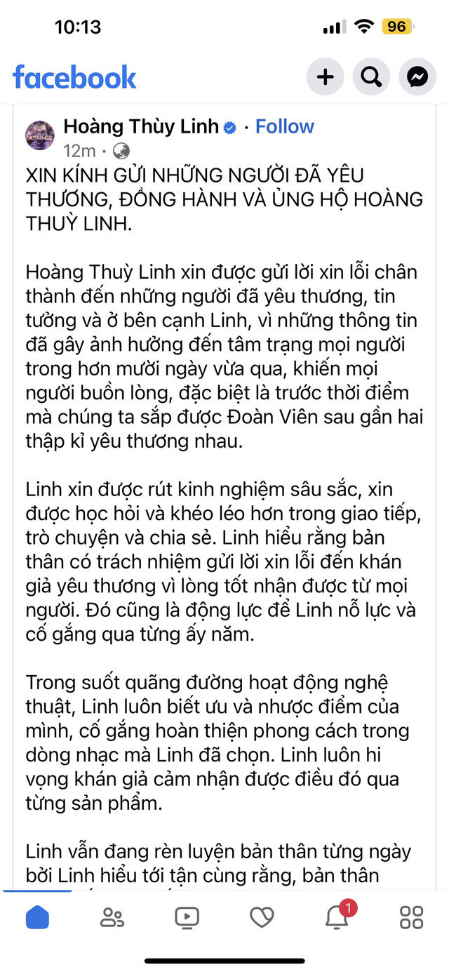 Hoàng Thùy Linh chính thức xin lỗi khán giả sau buổi họp báo đầy “sóng gió” - Ảnh 3.