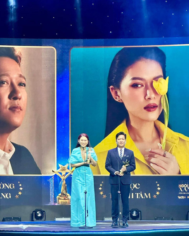 Sao Việt 'đổ bộ' đêm trao giải Ngôi Sao Xanh, Trấn Thành nhận về loạt giải thưởng danh giá- Ảnh 5.