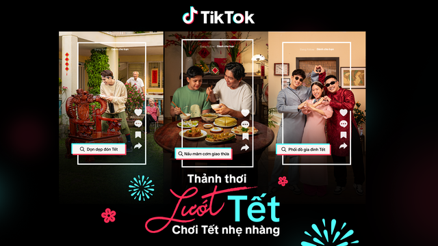 TikTok ra mắt chiến dịch giúp người dùng đón Tết Giáp Thìn 2024 thảnh thơi- Ảnh 1.