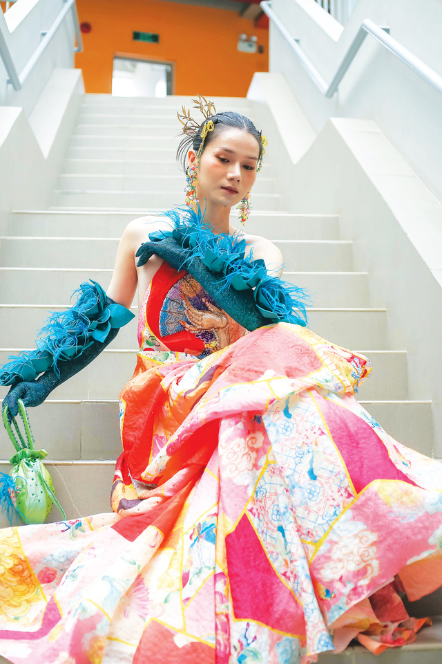 Ả Đào Thị: Bộ sưu tập thời trang từ tranh dân gian Hàng Trống- Ảnh 7.