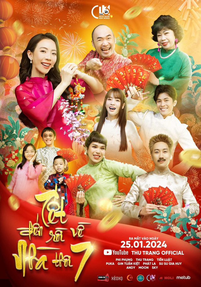 Thu Trang, Tiến Luật tung web drama đậm không khí xuân- Ảnh 5.