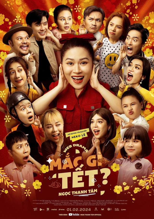 Ngọc Thanh Tâm đưa vũ trụ hài vào web drama Mắc gì Tết- Ảnh 1.