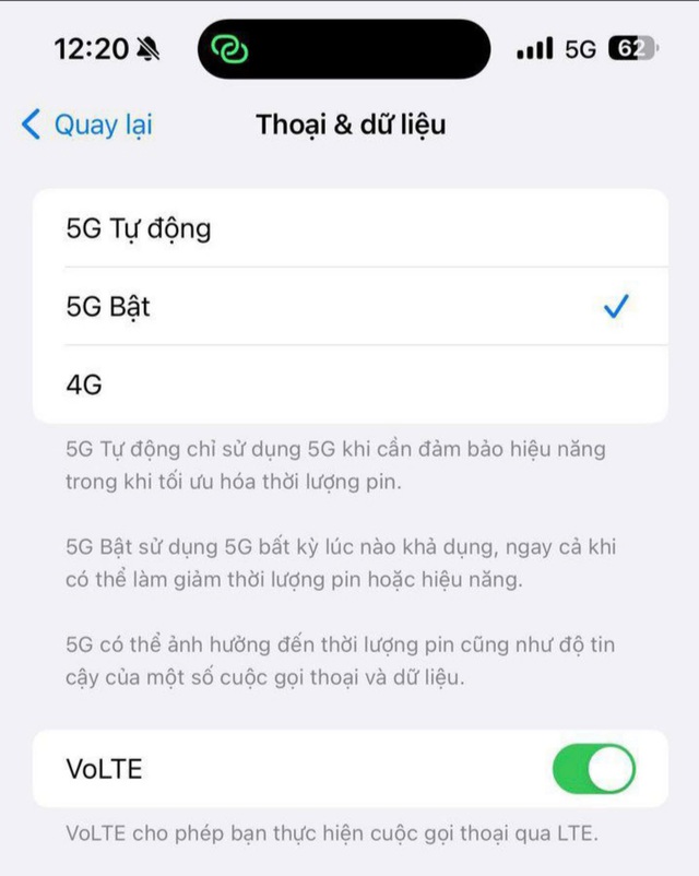 Cách bật 5G trên điện thoại iPhone và Android đơn giản nhất như thế nào?- Ảnh 2.