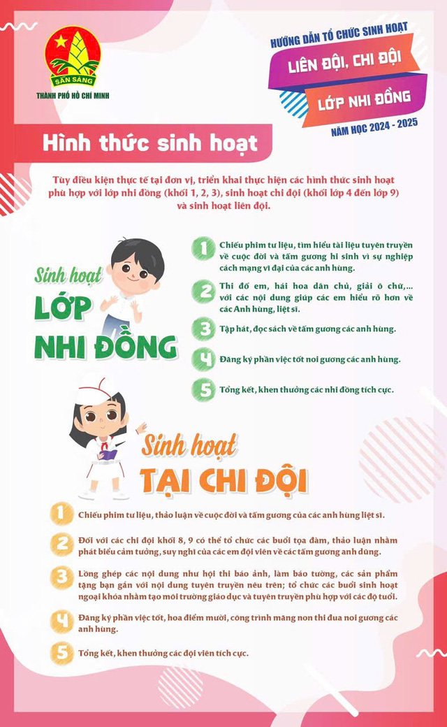 Hội đồng Đội TP.HCM hướng dẫn sinh hoạt liên đội, chi đội- Ảnh 7.