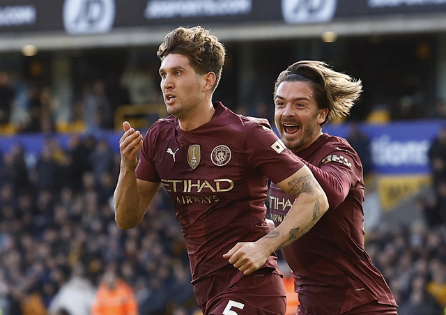 Man City ngược dòng ấn tượng trước Wolves tại Premier League- Ảnh 1.