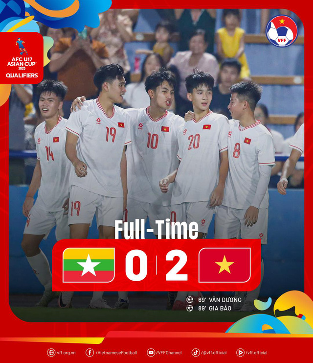 Gia Bảo lập công, U17 Việt Nam thắng 2-0 tại vòng loại châu Á- Ảnh 1.