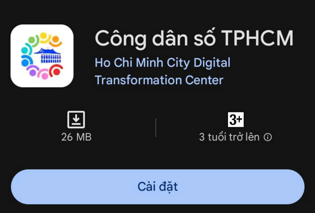 Hướng dẫn sử dụng ứng dụng Công dân số TP.HCM- Ảnh 1.