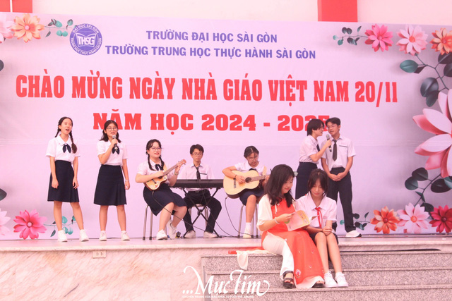 Trăm hoa đua nở rực rỡ mừng 20-11 của teen Trường Trung học Thực hành Sài Gòn- Ảnh 7.