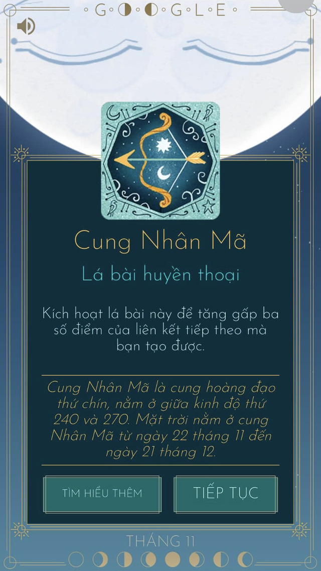 Khám phá trò chơi Google Doodle tháng 11: khi trăng bán nguyệt trỗi dậy- Ảnh 4.