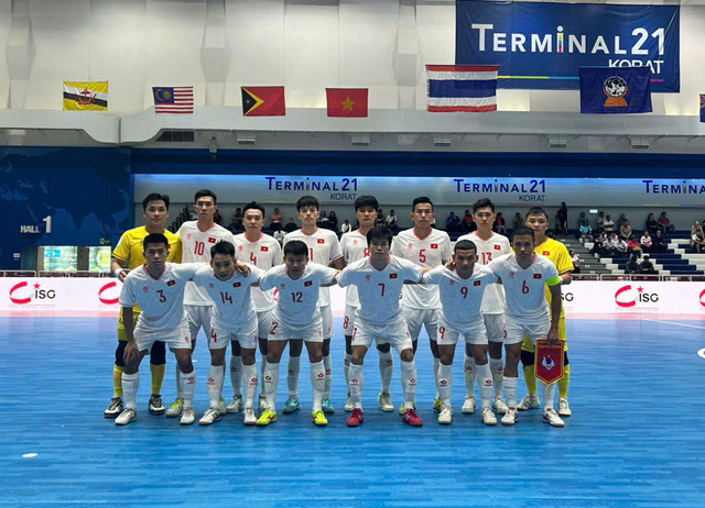 Futsal Việt Nam thắng đậm 14-0 trước Brunei- Ảnh 1.