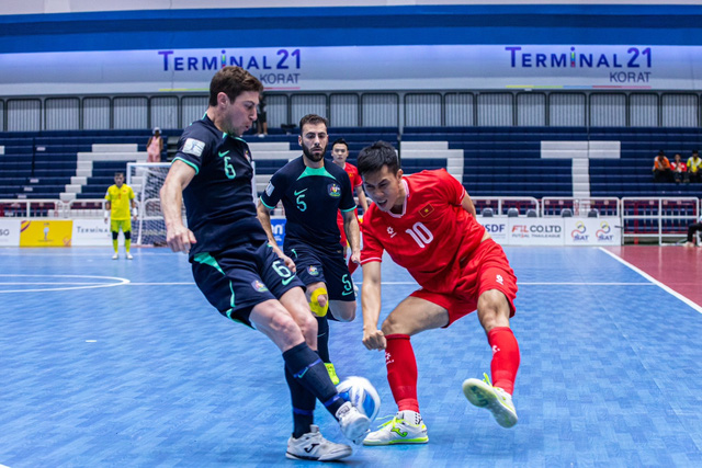 Futsal Việt Nam giành chiến thắng trước các đối thủ cao to Australia