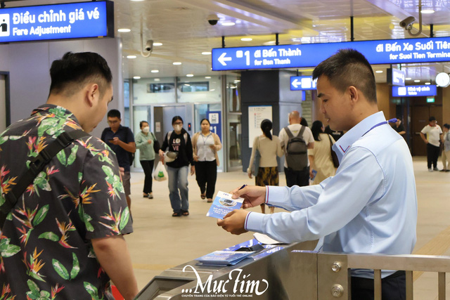 Các tiện ích hỗ trợ người khuyết tật tại ga metro số 1- Ảnh 16.