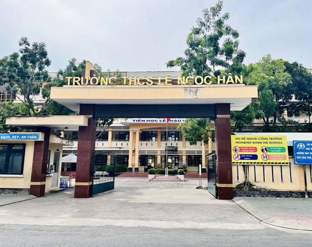 Ghé thăm Trường THCS Lê Ngọc Hân, ngôi trường lâu đời ở Mỹ Tho (Tiền Giang)- Ảnh 1.