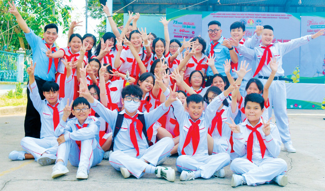 Trường THCS Phan Bội Châu sáng tạo trong phong trào Đội- Ảnh 3.