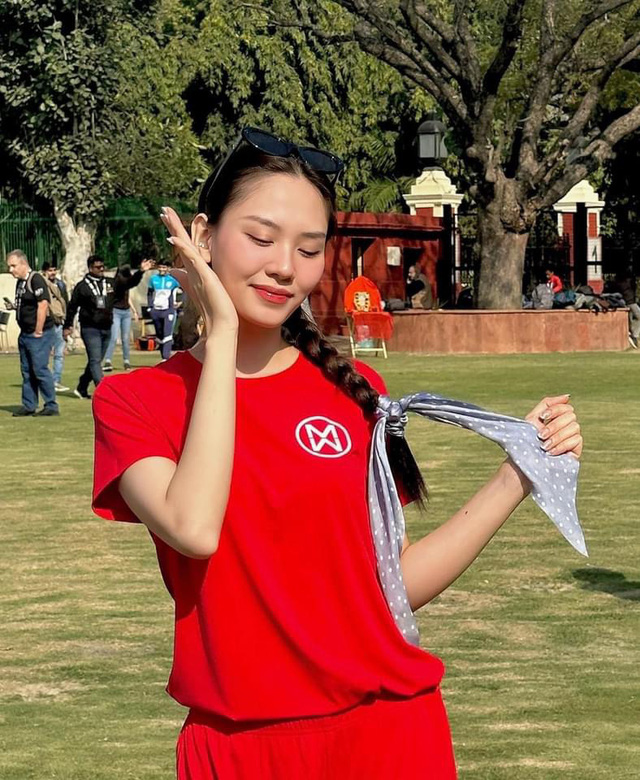 Hoa hậu Mai Phương bất ngờ đổ bệnh khi thi Miss World 2024- Ảnh 1.