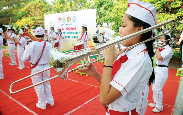 Trường học TP.HCM tưng bừng hoạt động kỷ niệm 70 năm Chiến thắng Điện Biên Phủ- Ảnh 6.