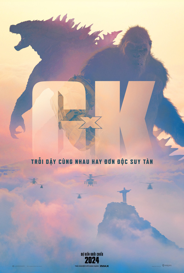 Godzilla x Kong: Đế Chế Mới - Cú bắt tay thế kỉ của Godzilla và Kong thành siêu bom tấn tháng 3- Ảnh 4.