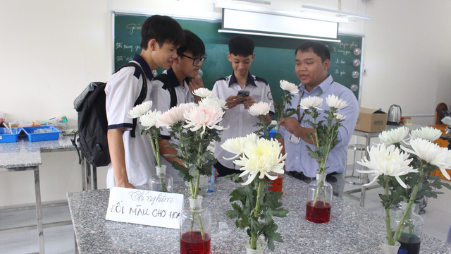 Tư vấn tuyển sinh lớp 10 chất như câu lạc bộ Trường THPT Bùi Thị Xuân- Ảnh 11.