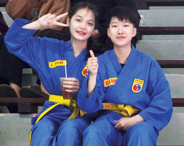 Nữ sinh Gia Lai giành huy chương vàng ở cả hai bộ môn võ thuật- Ảnh 3.