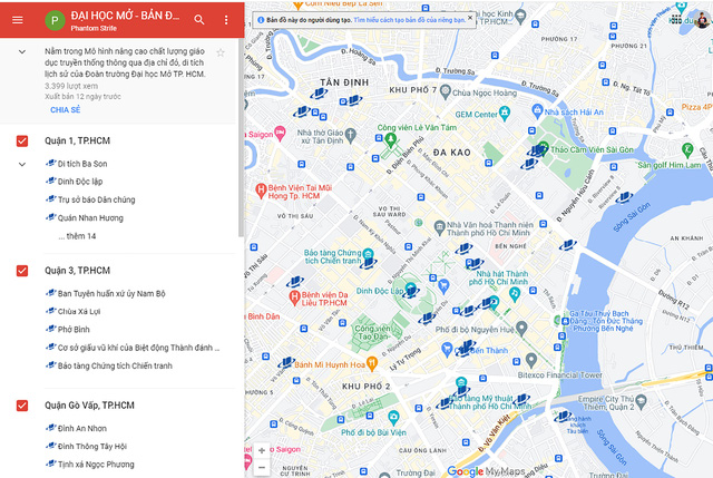 Bản đồ số địa chỉ đỏ của Đoàn Trường đại học Mở TP.HCM- Ảnh 3.