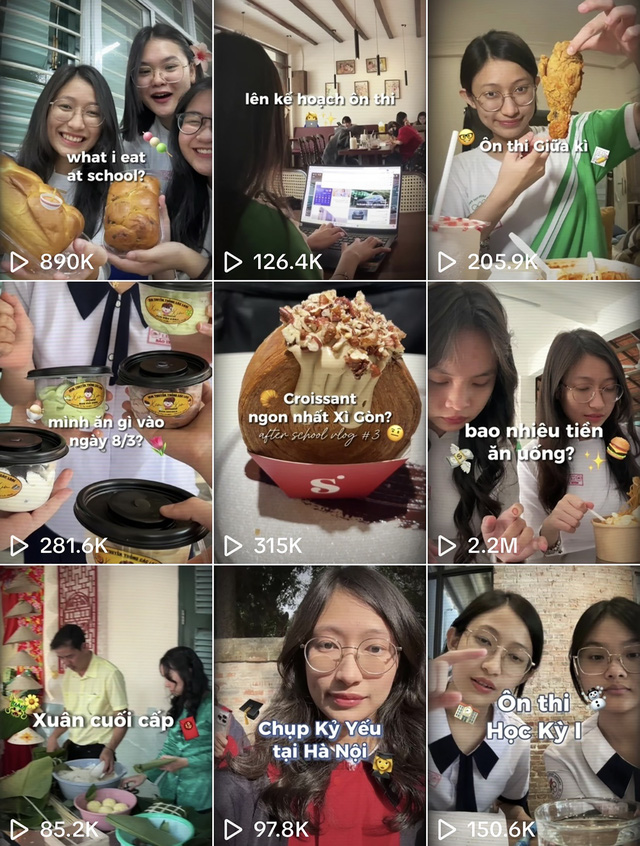 Làm video đời sống học trò, TikToker Trường THPT Lê Quý Đôn đạt triệu view- Ảnh 2.