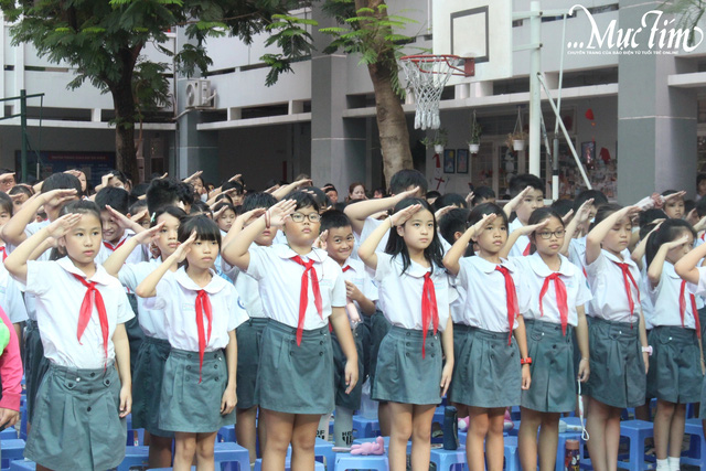 Sáng thứ hai thật hăng say của học trò Trường tiểu học Võ Thị Sáu- Ảnh 6.