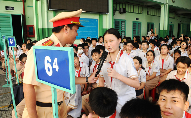 Cùng bạn đến trường an toàn: Hiểu biết luật như học sinh Ba Đình- Ảnh 5.