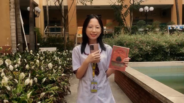 Học sinh Trường THPT Tây Thạnh quay video về quyển sách yêu thích- Ảnh 3.