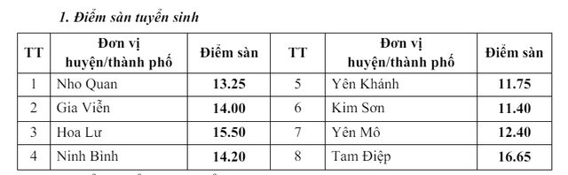 Tổng hợp điểm chuẩn lớp 10 Cần Thơ, Hưng Yên, Ninh Bình, Bình Định...- Ảnh 7.