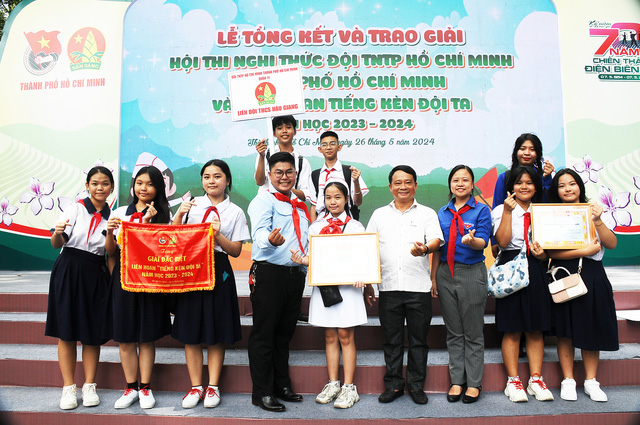 Thành tích đặc biệt của học trò Trường THCS Hậu Giang tại Liên hoan Tiếng kèn Đội ta năm 2024- Ảnh 4.