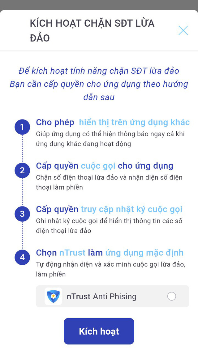 Hướng dẫn sử dụng nTrust - ứng dụng phòng chống lừa đảo - Ảnh 3.