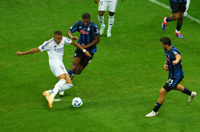 Kết quả Real Madrid đấu Atalanta tại Siêu cúp châu Âu: Kylian Mbappe ghi bàn- Ảnh 1.