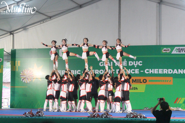 Trường THPT Trần Khai Nguyên, THPT Trần Phú đăng quang cheerdance cup Milo 2024- Ảnh 1.