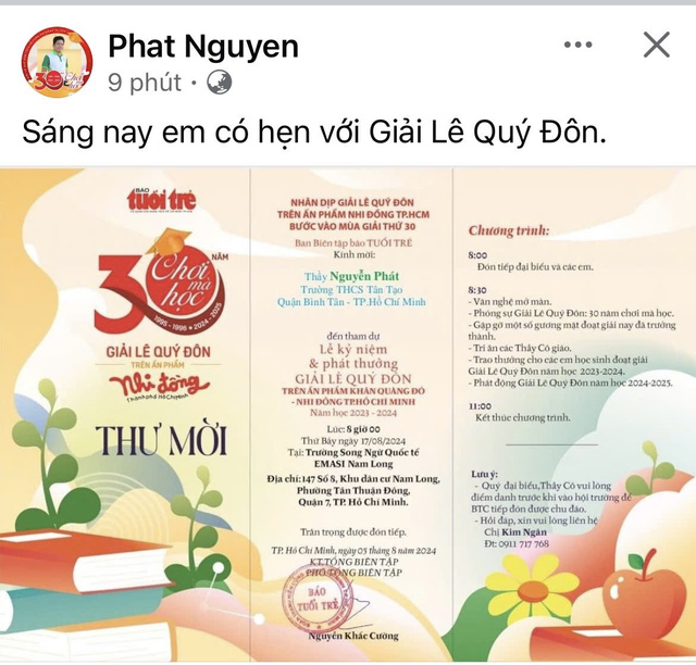 Lễ trao thưởng giải Lê Quý Đôn: điểm hẹn thường niên của thầy cô tổng phụ trách Đội- Ảnh 3.