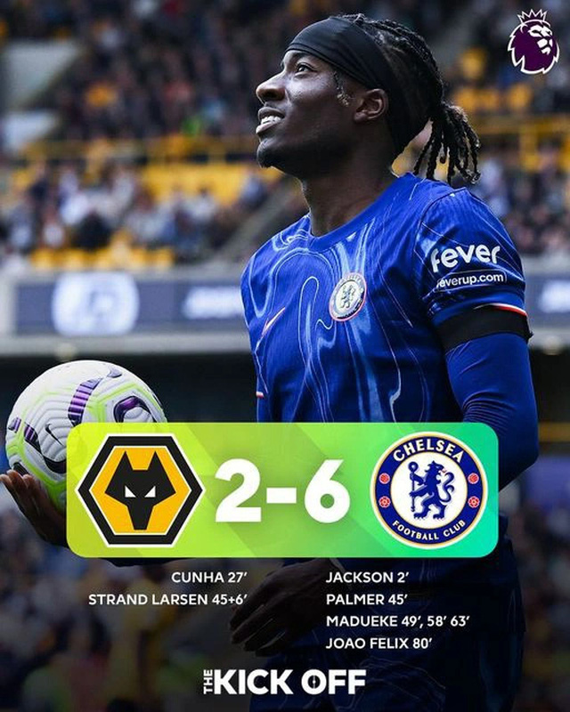 Wolves đấu với Chelsea: Cole Palmer và Noni Madueke thi nhau tỏa sáng- Ảnh 1.