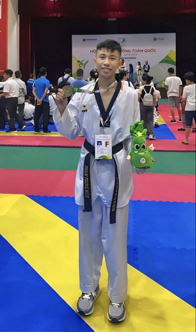 Teen Tây Ninh đạt huy chương vàng Taekwondo Hội khỏe Phù Đổng toàn quốc- Ảnh 1.