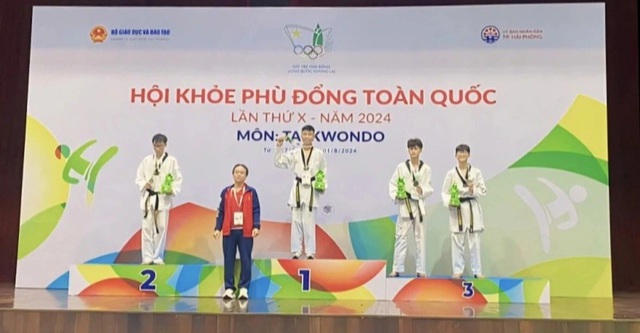 Teen Tây Ninh đạt huy chương vàng Taekwondo Hội khỏe Phù Đổng toàn quốc- Ảnh 2.