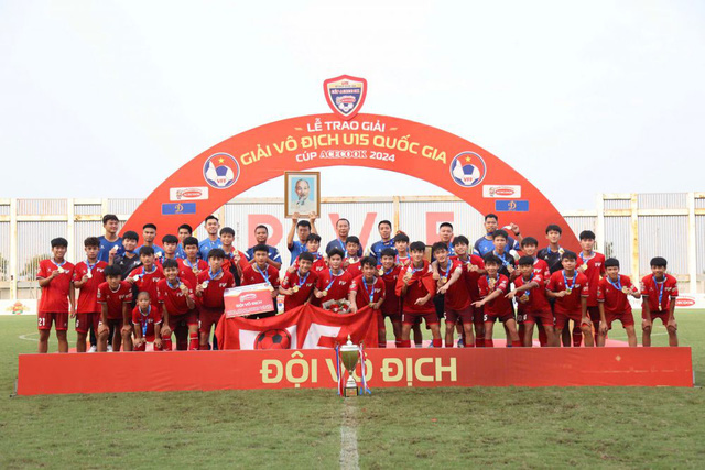 U15 PVF lên ngôi vô địch giải vô địch U15 quốc gia- Ảnh 1.