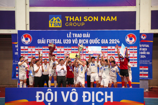 U20 Thái Sơn Bắc vô địch giải vô địch Futsal U20 Quốc gia- Ảnh 1.