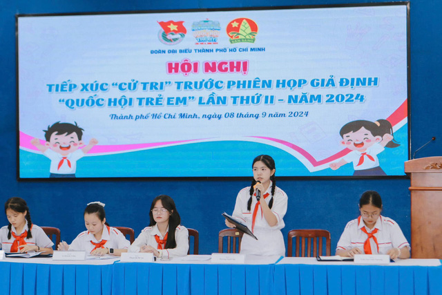 Hôm nay 27-9, bắt đầu hoạt động trong khuôn khổ phiên họp giả định Quốc hội trẻ em năm 2024- Ảnh 1.