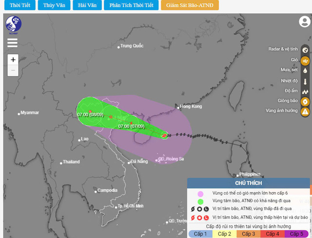 Cách đơn giản để cập nhật tin tức, diễn biến bão số 3 (bão Yagi) nhanh nhất- Ảnh 2.