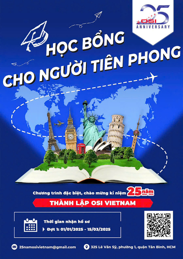 Học bổng Cho người tiên phong 2025 chính thức nhận hồ sơ- Ảnh 1.