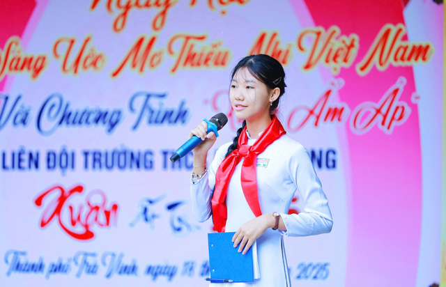 Trường THCS Lý Tự Trọng (Trà Vinh) "thắp sáng ước mơ" trước thềm năm mới- Ảnh 4.