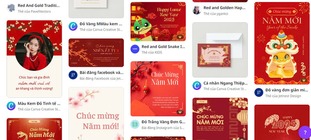 Cách tạo thiệp chúc mừng năm mới online bằng Canva- Ảnh 1.