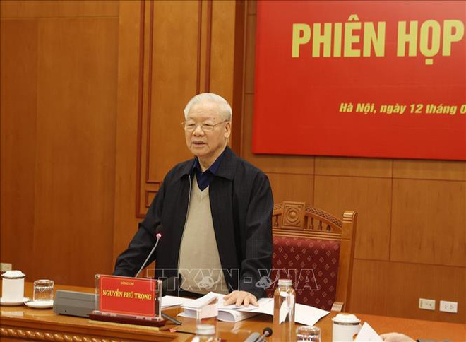 Tổng bí thư Nguyễn Phú Trọng chủ trì họp Ban Chỉ đạo Trung ương về phòng, chống tham nhũng, tiêu cực - Ảnh 1.