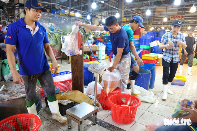 Người dân dậy từ sáng sớm chèo ghe ra sông thả cá chép đưa ông Công, ông Táo về trời - Ảnh 5.