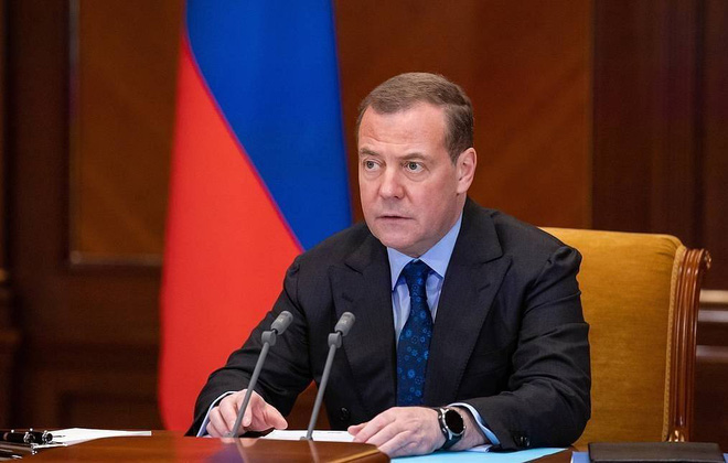 Cựu Tổng thống Nga Dmitry Medvedev - Ảnh: TASS