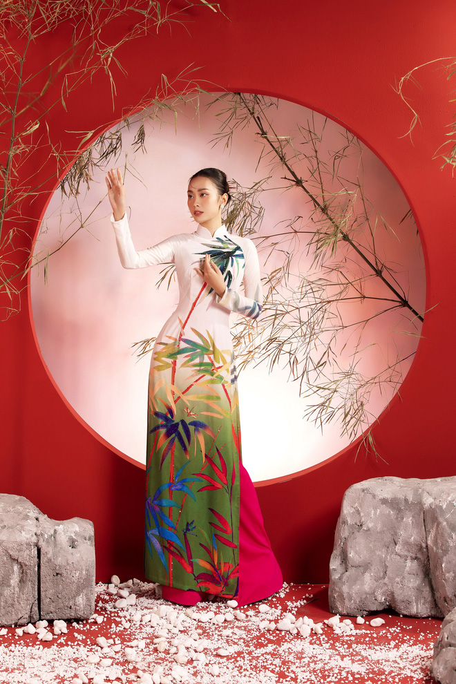 Hoa hậu Khánh Vân, Thúy Hằng, Ban Mai duyên dáng trong tà áo dài - Ảnh 11.
