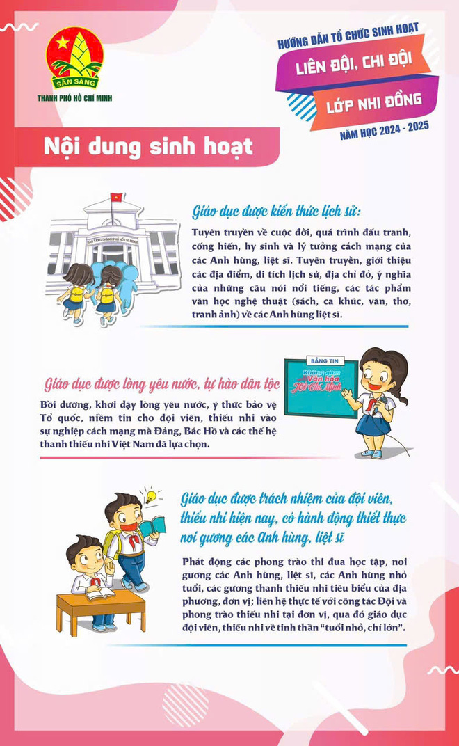 Hội đồng Đội TP.HCM hướng dẫn sinh hoạt liên đội, chi đội- Ảnh 6.